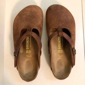 Birkenstock Bern T Strap Leather Clog Size 39